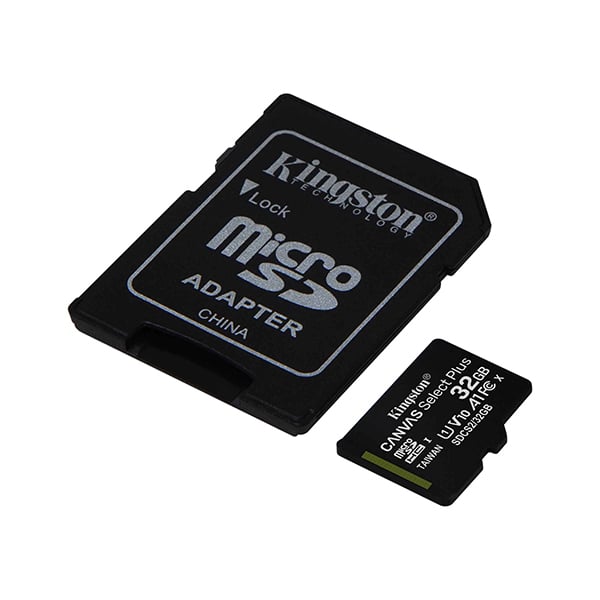 Kingston Canvas Select Plus 32GB 100MB/s microSD Memory Card