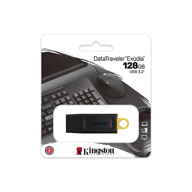 Kingston DataTraveler Exodia 128GB USB 3.2 Flash Drive