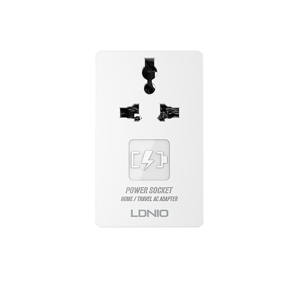 LDNIO A3306 2 in 1 Travel Converter Adapter with 3 USB Mobile Charger