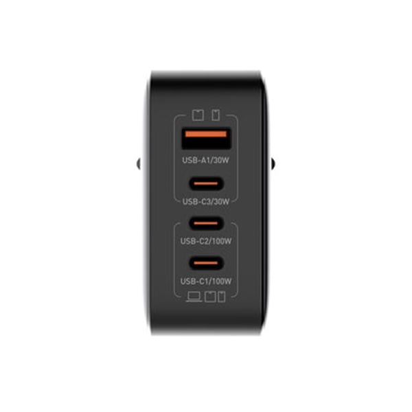 LDNIO Q408 100W GaN Multi-port Replaceable Plug Super Fast Charger