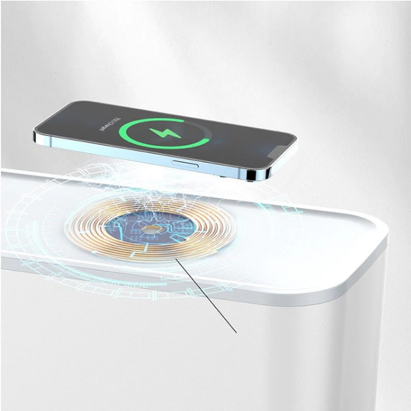 LDNIO SCW5354 Cable Organizing Box Power Strip with 15W Wireless Charger