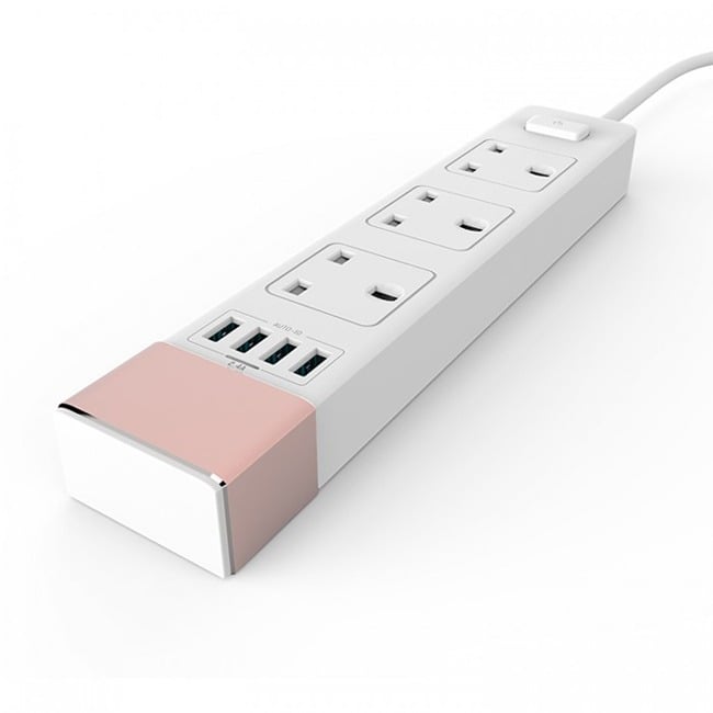LDNIO SK3640 Power Socket 2500W 4 USB Extension Power Cord