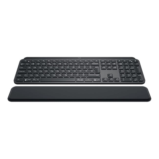 Logitech MX Keys Plus Wireless Keyboard with Palm Rest