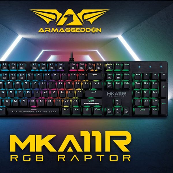 Armaggeddon MKA-11R Edition 2 Backlit Mechanical Gaming Keyboard