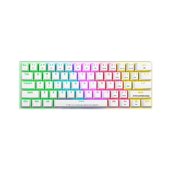 Armaggeddon MKA-61C PsychStarling Backlit Mechanical Gaming Keyboard