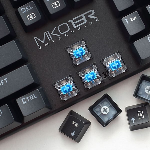 Armaggeddon MKO-13R RGB Enterprise Backlit Mechanical Gaming Keyboard