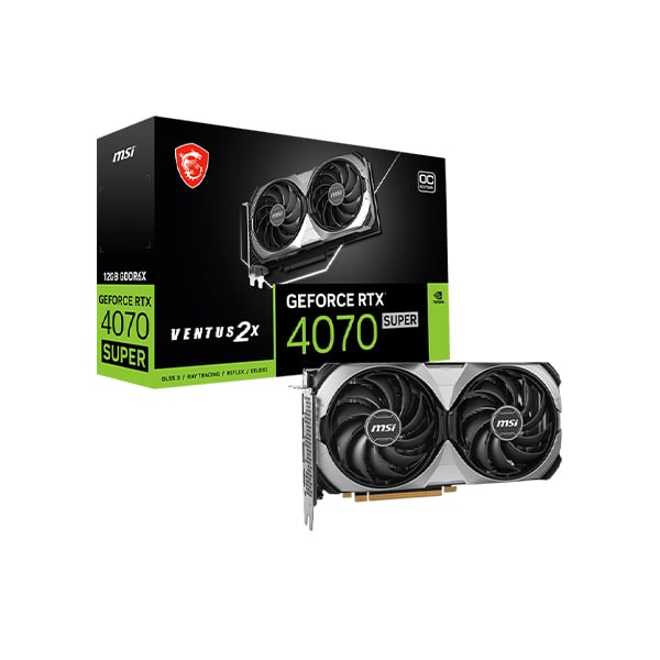 MSI GeForce RTX 4070 SUPER 12G Ventus 2X OC Graphics Card