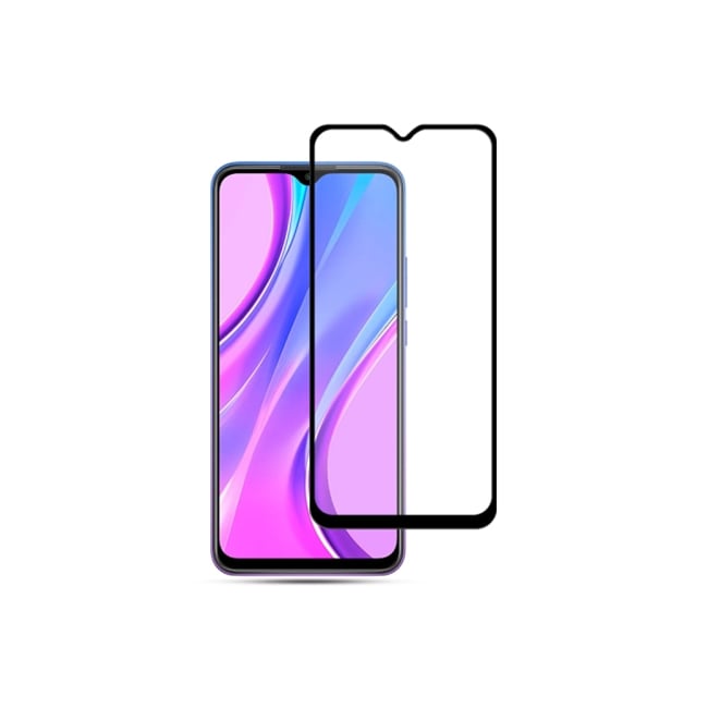 Redmi 9 Full Glue Tempered Glass Screen Protector