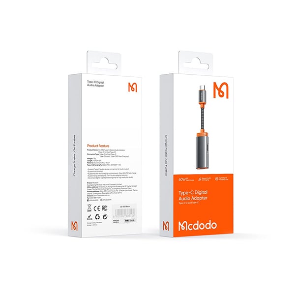 Mcdodo CA-052 Oryx Series Type-C to Dual Type-C Converter