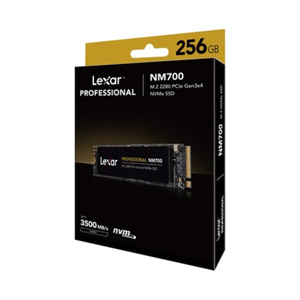 Lexar NM700 M.2 2280 256GB PCIe Gen 3x4 NVMe Internal SSD