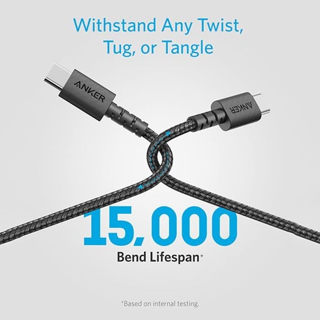 Anker PowerLine Select+ 3ft USB-C to USB-C 2.0 Cable