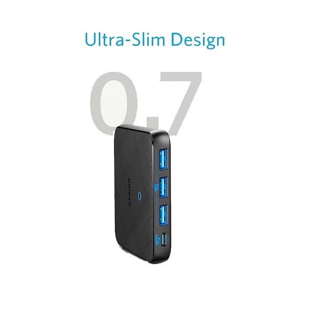 Anker PowerPort Atom III Slim (Four Ports) 65W Wall Charger