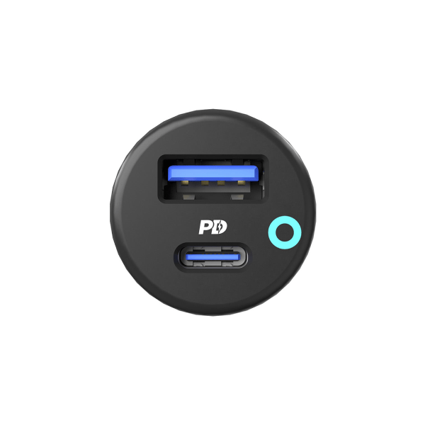 Powerology 38W Ultra-Quick Dual Port Car Charger