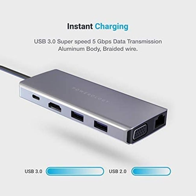 Powerology 11-in-1 USB-C Hub