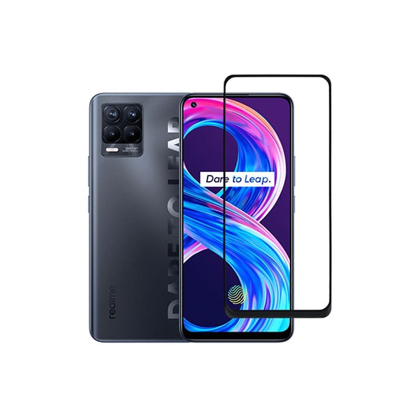 Oppo Realme 8 5G Full Glue Tempered Glass Screen Protector