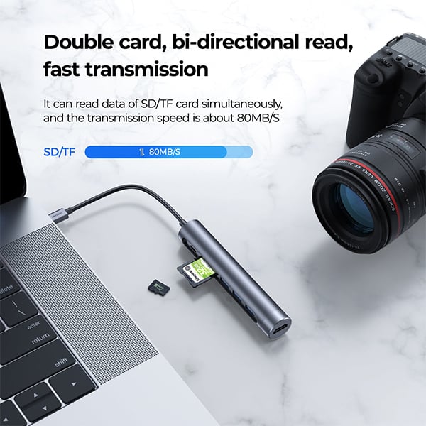 JOYROOM S-H112  7 in 1 Concealed Docking Station