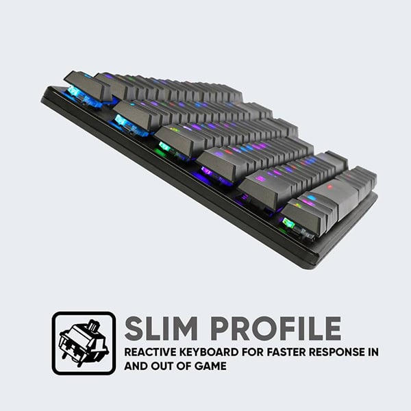 Armaggeddon SMK-12R RGB Kestrel Low-Profile Mechanical Gaming Keyboard