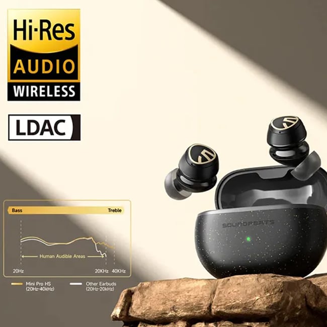 SOUNDPEATS Mini Pro HS Hybrid ANC Wireless Earbuds