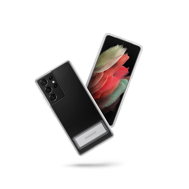 Samsung Clear Standing Cover for S21 Ultra