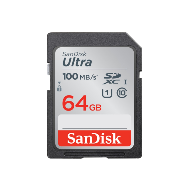 SanDisk Ultra 64GB SDHC 120MB/s UHS-I Memory Card