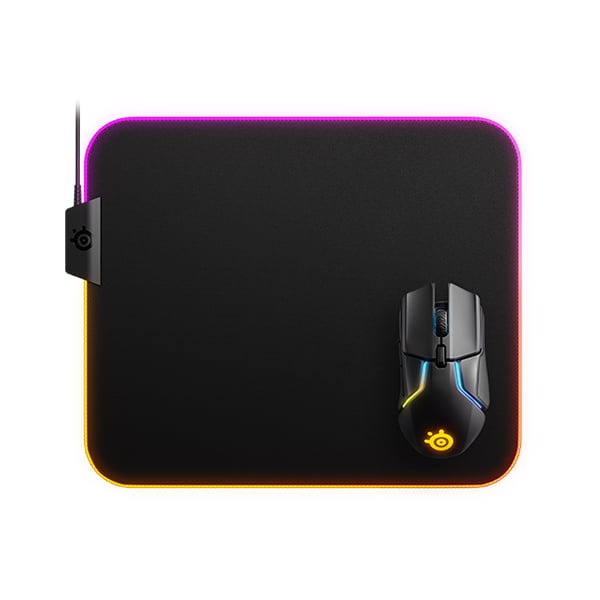 SteelSeries QcK Prism Cloth RGB Gaming Mouse Pad
