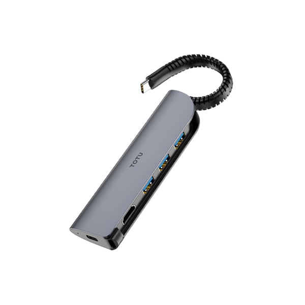 TOTU 5 IN 1 Type-C TO 3*USB+PD+HDMI Converter
