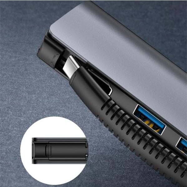 TOTU 5 IN 1 Type-C TO 3*USB+PD+HDMI Converter