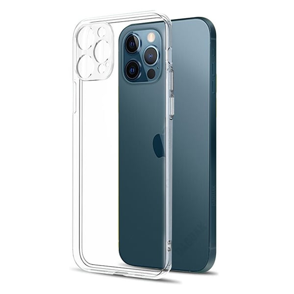 Transparent Clear Case with Camera Protection for iPhone 12 Pro Max