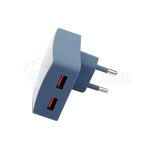Turtle TB0037 17W 3.4A Dual Port EU Adapter