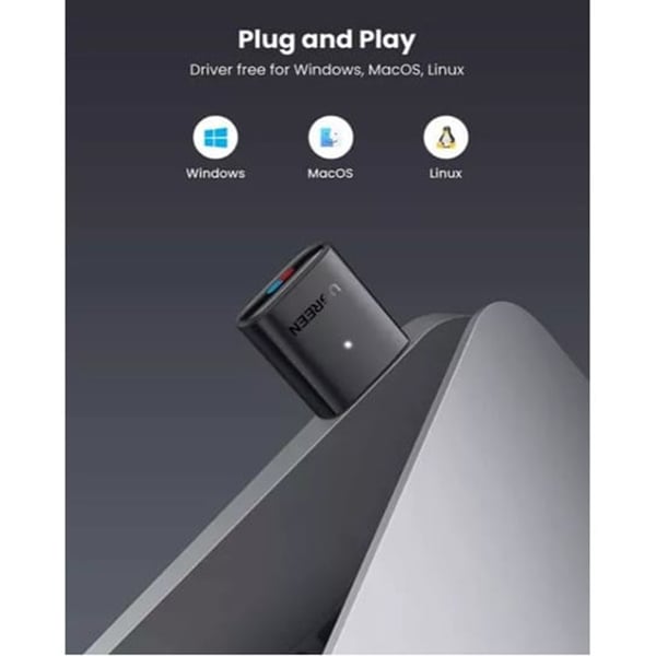 UGREEN 10928 USB Bluetooth 5.0 Transmitter Adapter for Switch/PlayStation