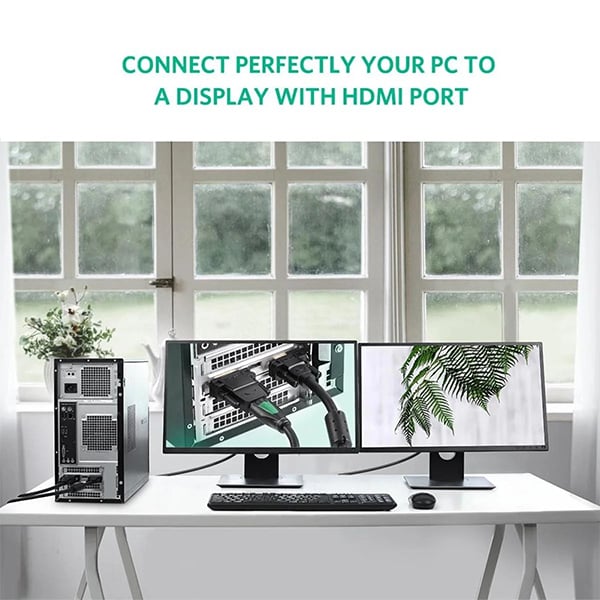 UGREEN 20124 HDMI Female to DVI-D 24+1 Male Adapter