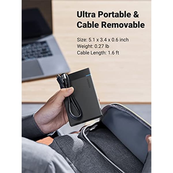 UGREEN 30848 USB 3.0 to Sata III External Hard Drive Enclosure