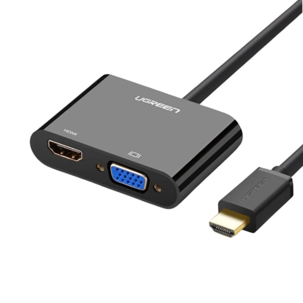 UGREEN 40744 HDMI to VGA + HDMI Converter