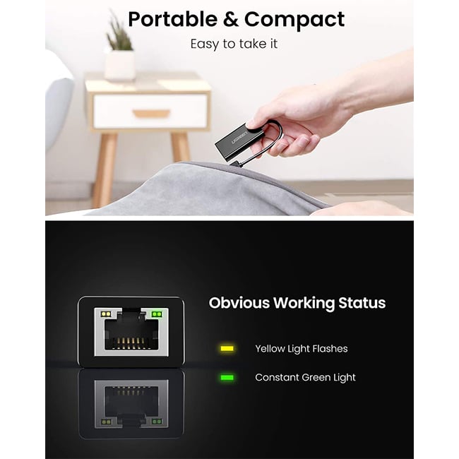 UGREEN 20254 USB 3.0 to Ethernet Network Adapter