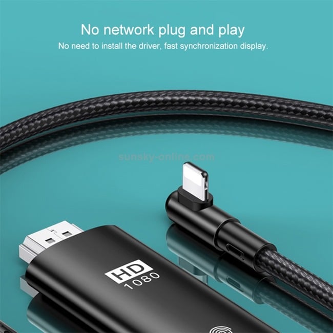 USAMS Lightning to HDMI Cable