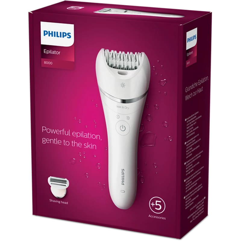 Philips BRE710 Wet &amp; Dry Epilator