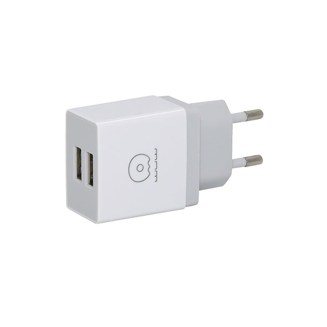 WUW C62 Dual USB Travel Charger
