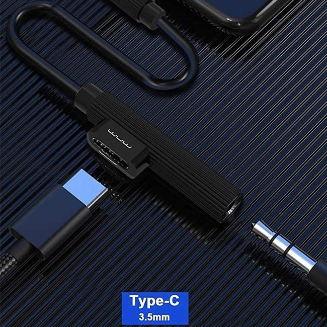 WUW X107  2-in-1 Type-C Audio Adapter