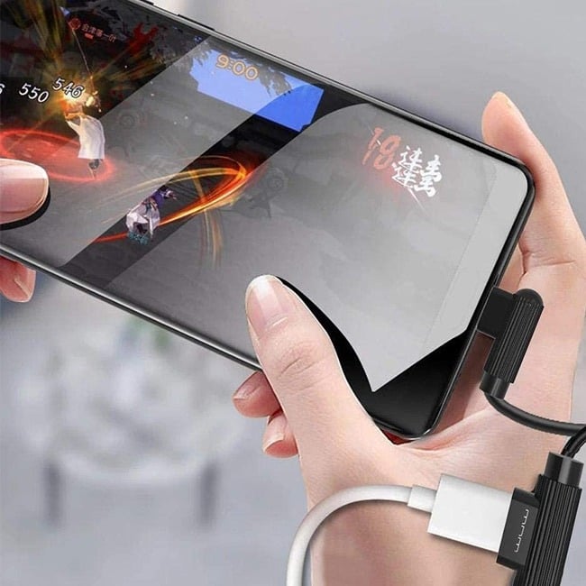 WUW X107  2-in-1 Type-C Audio Adapter