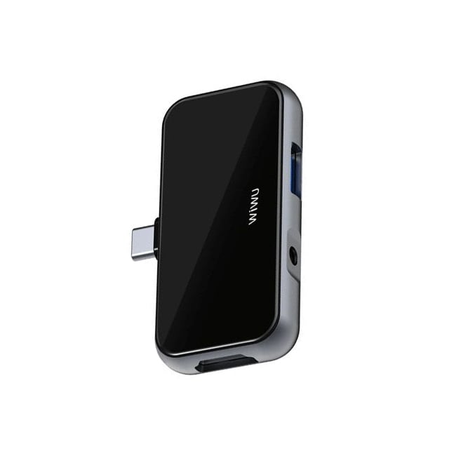 WiWU T5 Pro 4-in-1 USB Type-C Hub Adapter