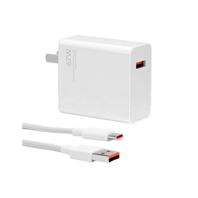 Xiaomi 67W Type-C Fast Turbo Charger with Type-C Cable