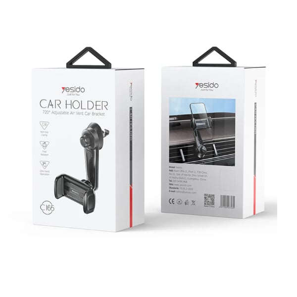 Yesido C165 360-Degree Rotation Car Air Vent Phone Holder