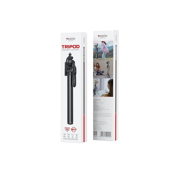 Yesido SF17 Multifunctional Retractable Tripod Selfie Stick