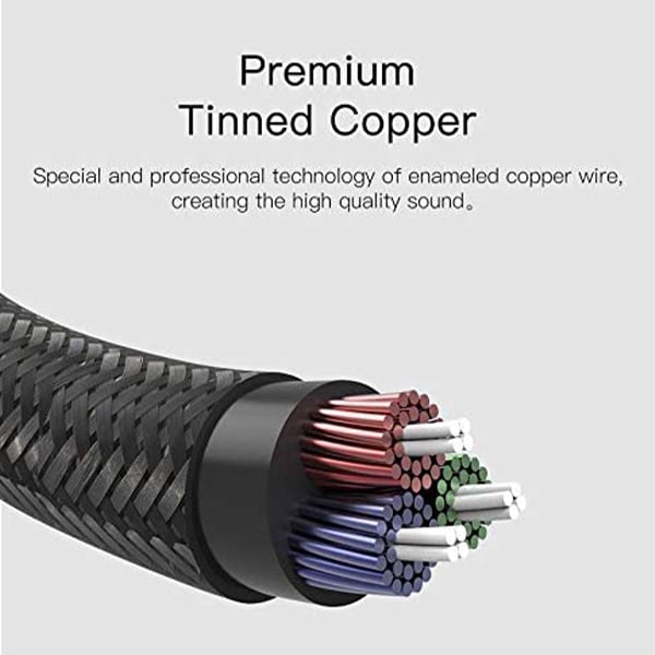 Yesido YAU-02 AUX 3.5mm Male to Male Audio Cable