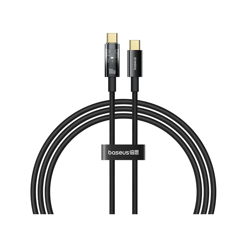 Baseus Explorer Series 100W Auto Shutdown Fast Charging Type C to Type-C Cable