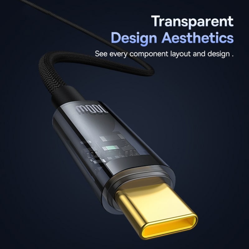 Baseus Explorer Series 100W Auto Shutdown Fast Charging Type C to Type-C Cable
