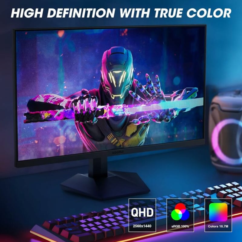 KOORUI GN07 27 inch 170Hz QHD IPS 2560x1440p GAMING MONITOR
