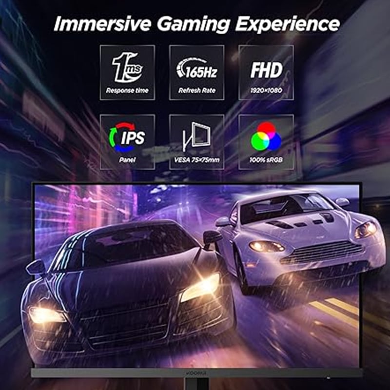 KOORUI GN06 27 inch 165HZ FHD IPS 1920x1080p GAMING MONITOR