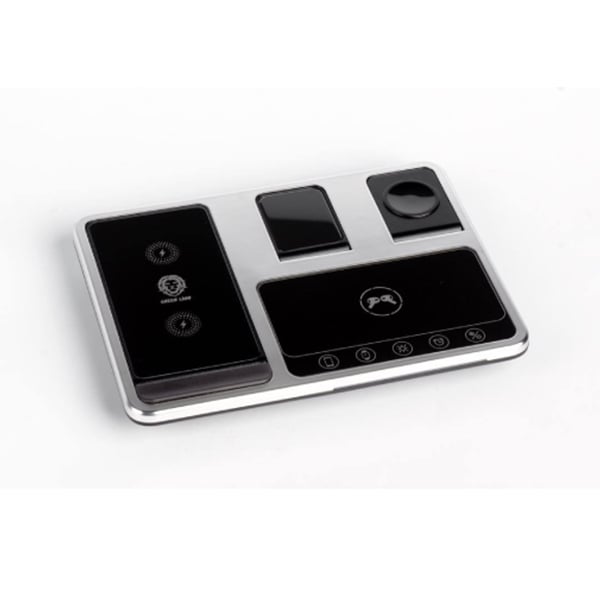 Green Lion GN4IN1WCSBK 4 In 1 Wireless Charging Station