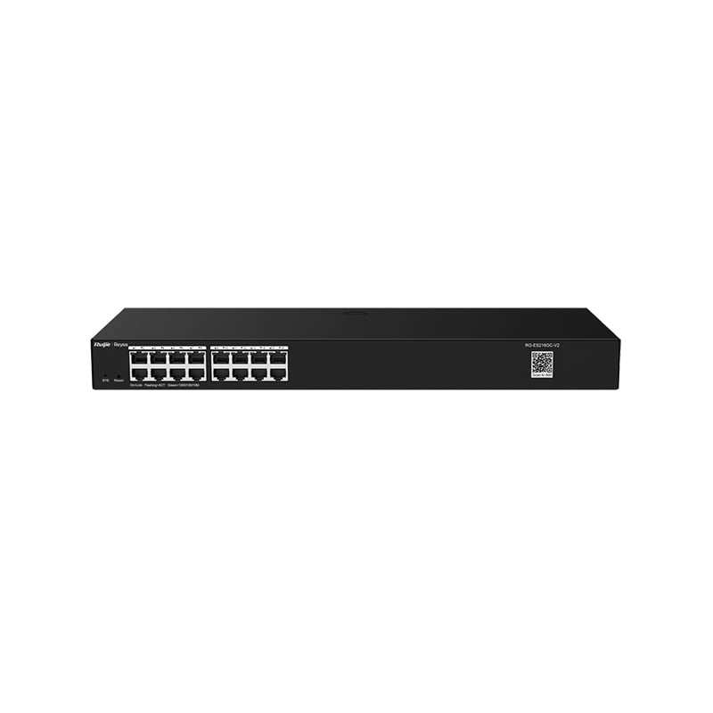 Ruijie Reyee RG-ES216GC 16-Port Gigabit Smart Cloud Managed Non-PoE Network Switch